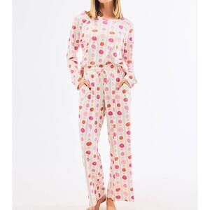 NEW MARY SQUARE annie pajama pants set in little pumpkin